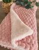 Plaid sac de couchage adulte Choix du plaid sac de couchage : Alvéole rose