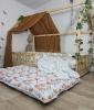 Ciel de lit cabane - sur mesure Modèle du ciel de lit : Ciel de lit simple - 75€