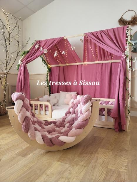 Grand tapis tressé - SUR MESURE : Les tresses à Sissou : boutique tresses  de lit, tapis d'éveil bébé, personnalisé, sur mesure